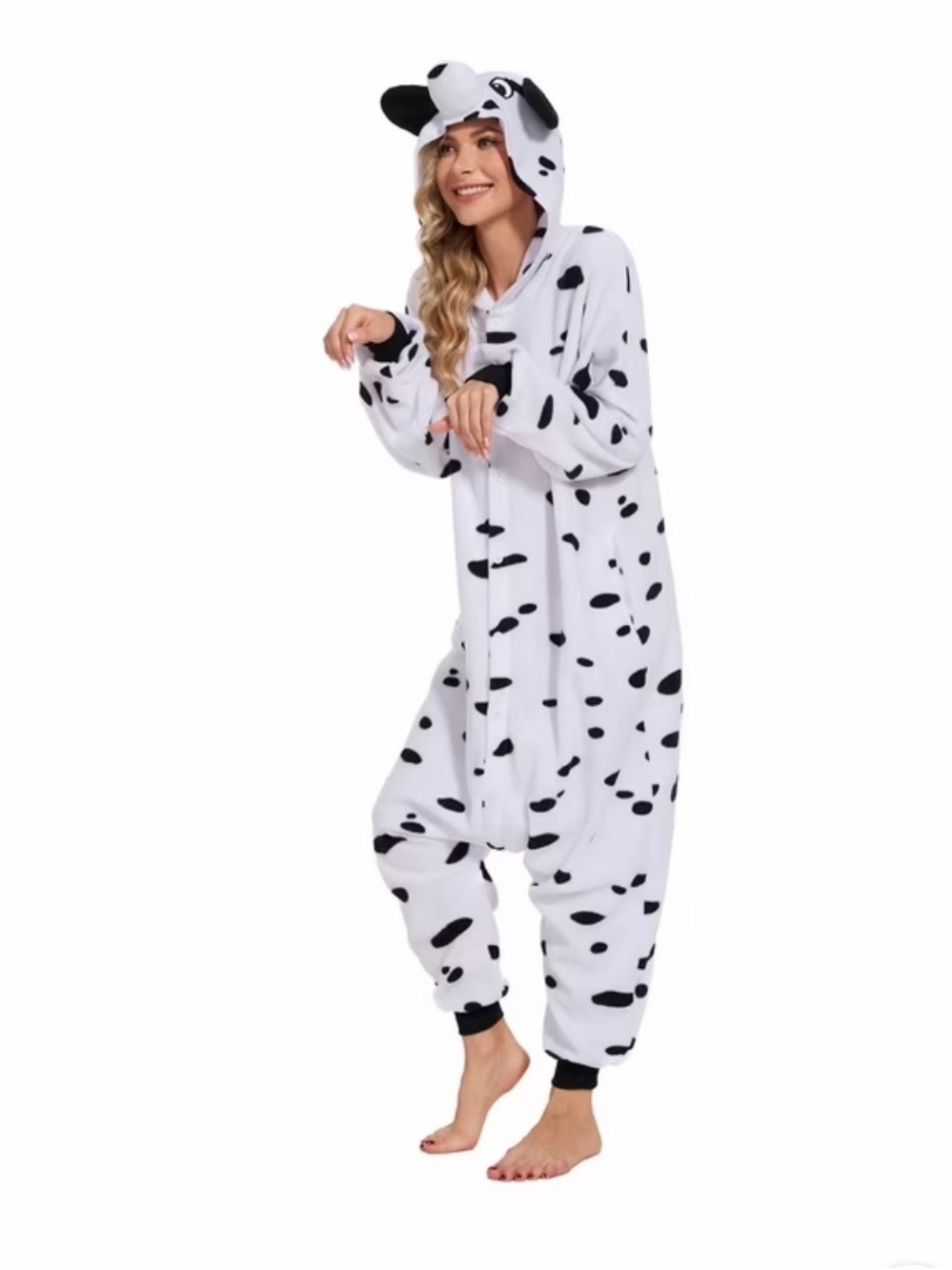 NEW Dalmatian Print Women's Onesie Jumpsuit - pajama # custom # Halloween size